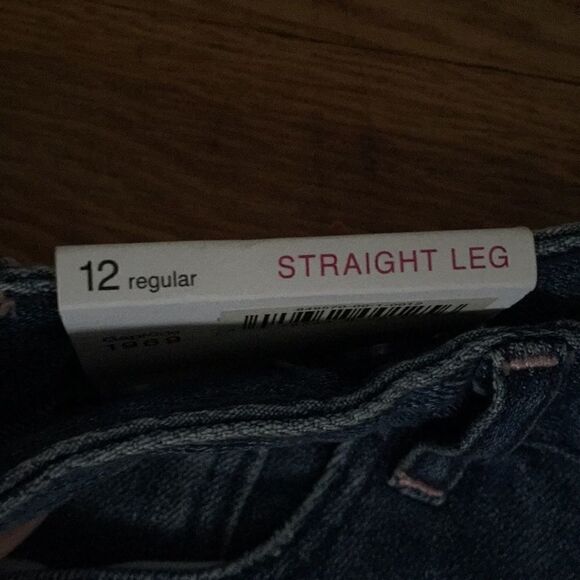 Size 12 Straight Leg Jean Mid Rise - Picture 3 of 3